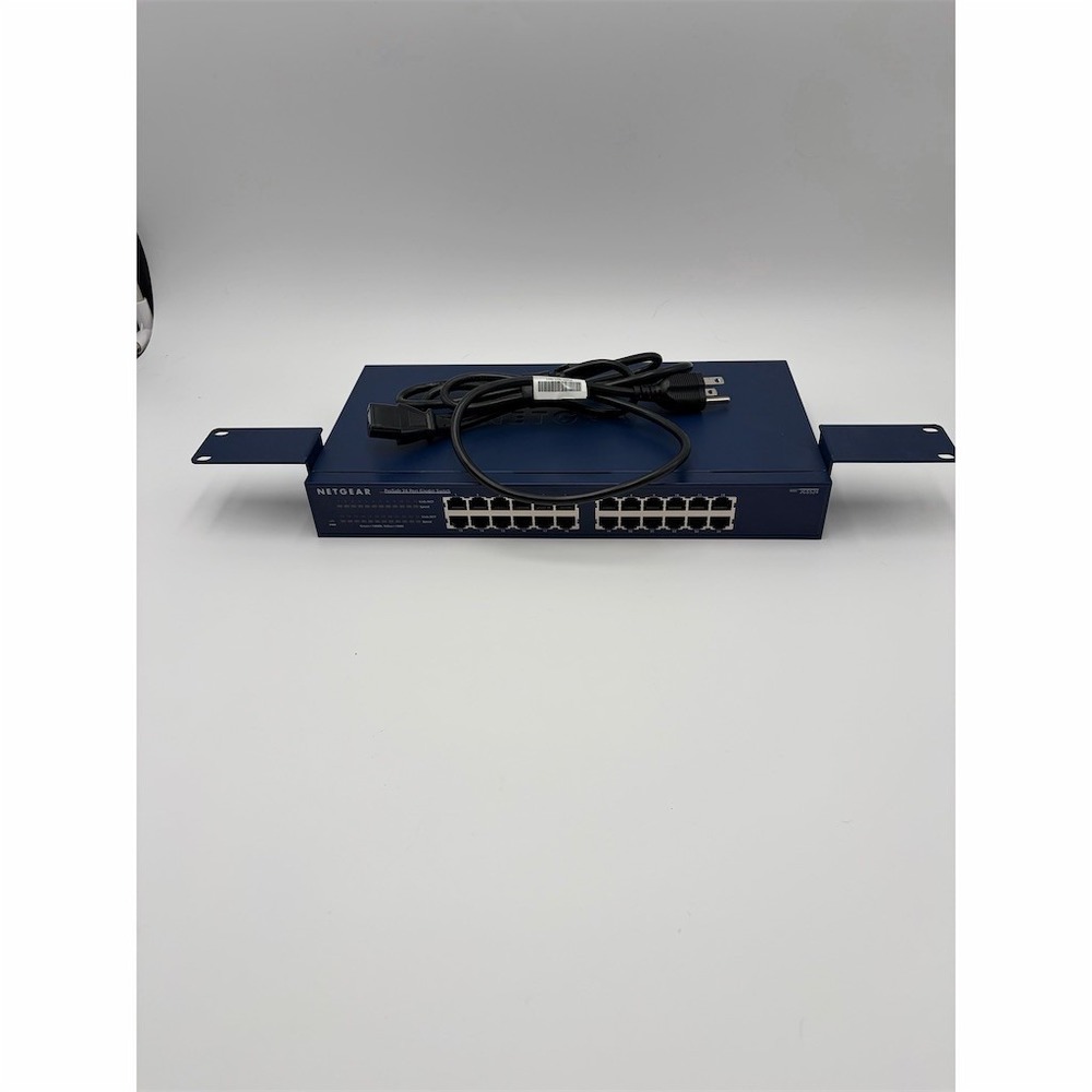 NETGEAR ProSafe 24-Port Gigabit Ethernet Switch Unmanaged Rackmount w/‎ - Picture 11 of 11